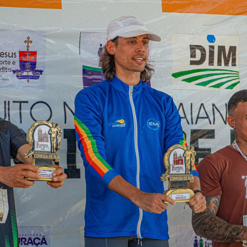 man running on trail