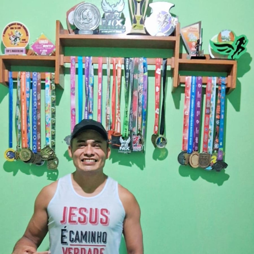 woman stretching leg